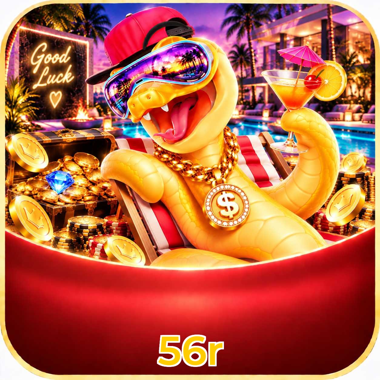 App 56r com catálogo premium, PIX e suporte 24/7
